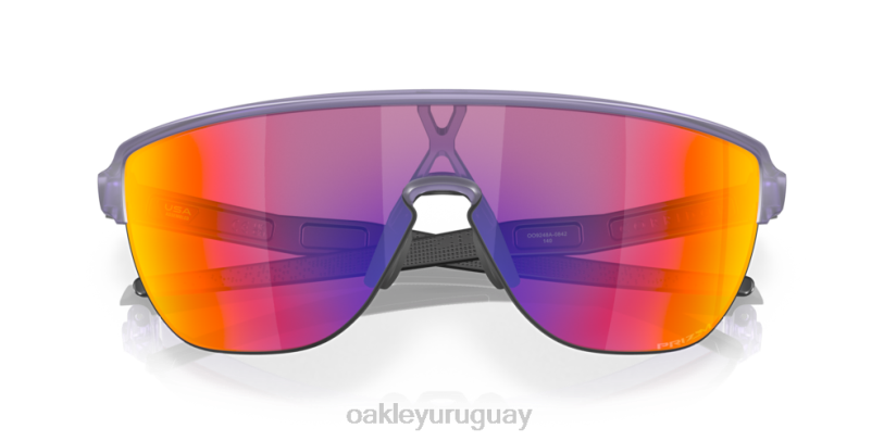 Oakley corredor (ajuste de puente bajo) XT4H171 gafas Lentes prizm road, montura lila transparente mate