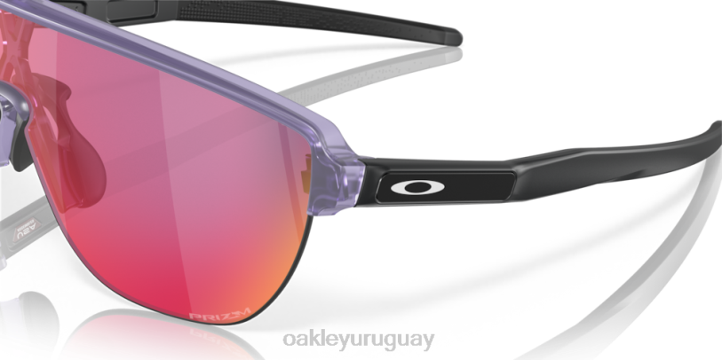 Oakley corredor (ajuste de puente bajo) XT4H171 gafas Lentes prizm road, montura lila transparente mate