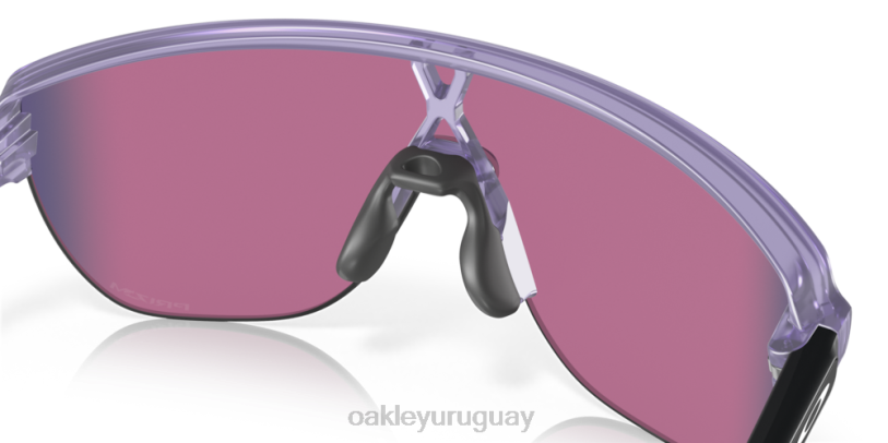 Oakley corredor (ajuste de puente bajo) XT4H171 gafas Lentes prizm road, montura lila transparente mate