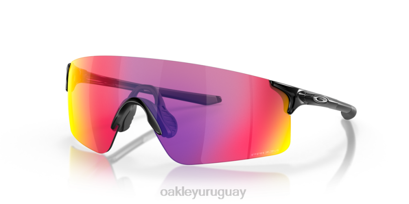 Oakley cuchillas evzero XT4H282 gafas Lentes Prizm Road, montura negra pulida.