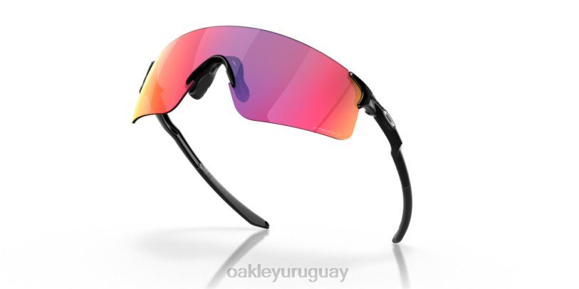 Oakley cuchillas evzero XT4H282 gafas Lentes Prizm Road, montura negra pulida.