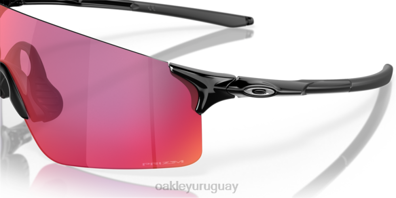 Oakley cuchillas evzero XT4H282 gafas Lentes Prizm Road, montura negra pulida.