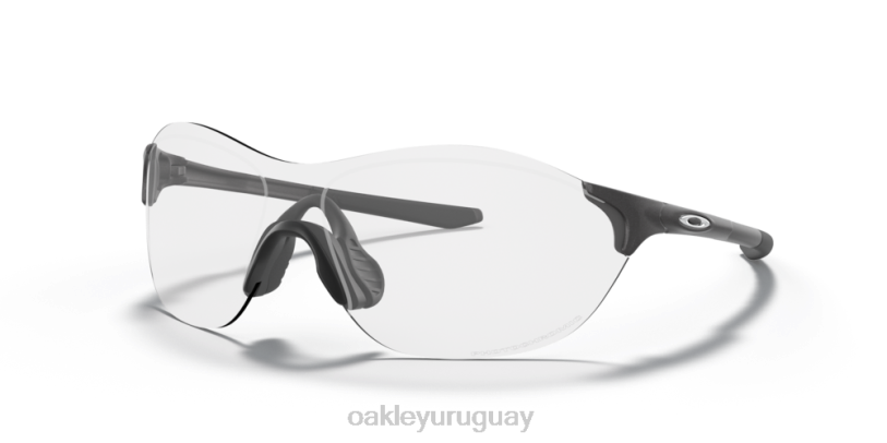 Oakley evzero swift (ajuste de puente bajo) XT4H933 gafas Lentes fotocromáticas de iridio de transparente a negro, montura de acero