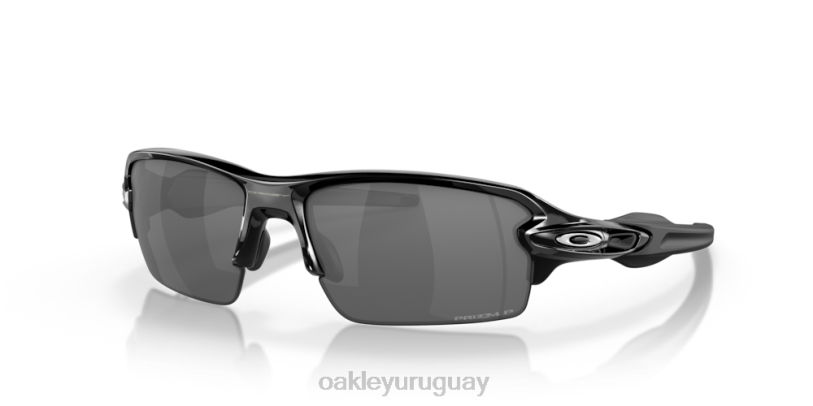 Oakley flak 2.0 (ajuste de puente bajo) XT4H868 gafas lentes prizm polarizadas negras, montura negra pulida
