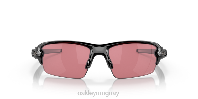 Oakley flak 2.0 (ajuste de puente bajo) XT4H870 gafas Lentes Prizm Dark Golf, montura negra pulida.