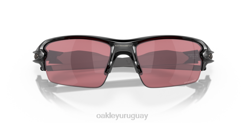 Oakley flak 2.0 (ajuste de puente bajo) XT4H870 gafas Lentes Prizm Dark Golf, montura negra pulida.