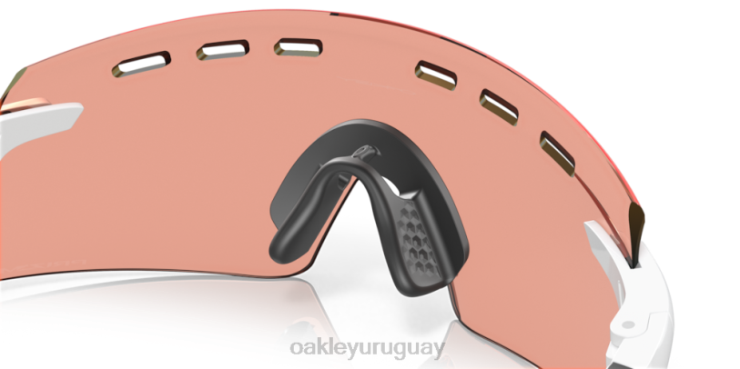 Oakley huelga del codificador XT4H766 gafas Lentes Prizm Field, montura blanca pulida.