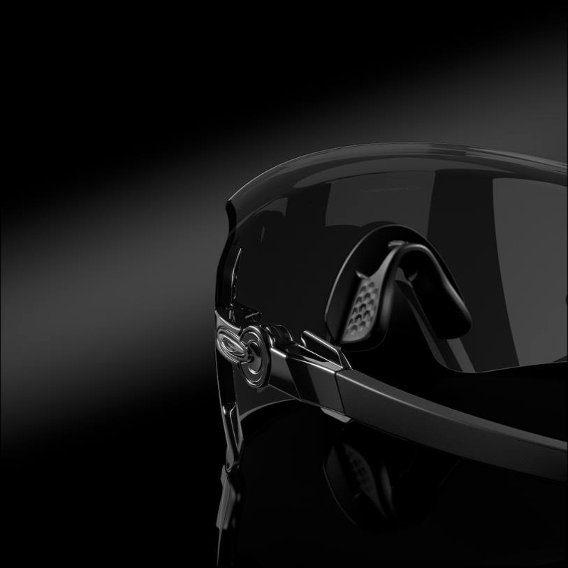 Oakley kato x XT4H164 gafas lentes prizm negras, montura negra pulida