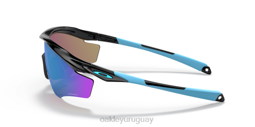 Oakley marco m2 xl XT4H179 gafas Lentes Prizm de zafiro, montura negra pulida.