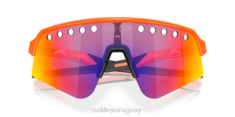 Oakley mathieu van der poel serie firma sutro lite barrido XT4H1017 gafas Lentes prizm road, montura naranja brillante