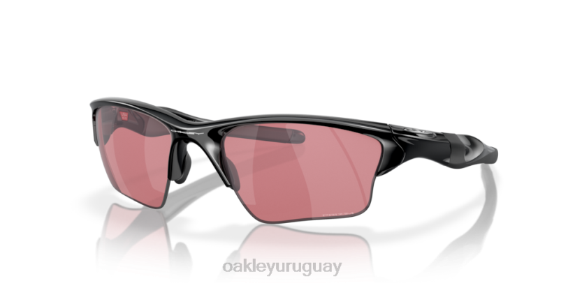 Oakley media chaqueta 2.0 xl XT4H417 gafas Lentes Prizm Dark Golf, montura negra pulida.