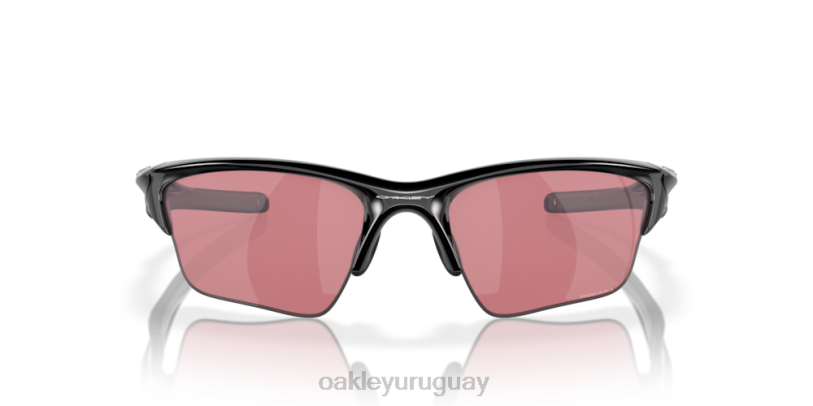 Oakley media chaqueta 2.0 xl XT4H417 gafas Lentes Prizm Dark Golf, montura negra pulida.