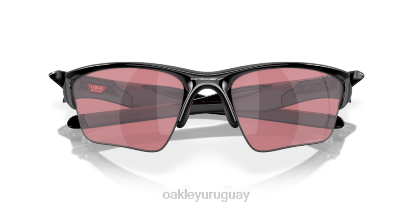 Oakley media chaqueta 2.0 xl XT4H417 gafas Lentes Prizm Dark Golf, montura negra pulida.