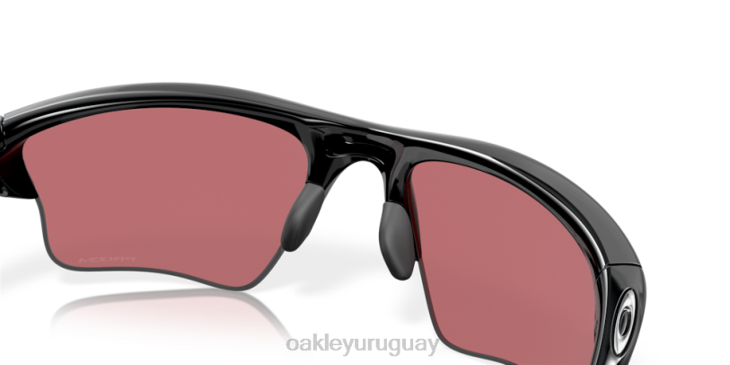 Oakley media chaqueta 2.0 xl XT4H417 gafas Lentes Prizm Dark Golf, montura negra pulida.