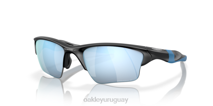 Oakley media chaqueta 2.0 xl XT4H418 gafas Lentes prizm polarizadas deep water, montura negra mate