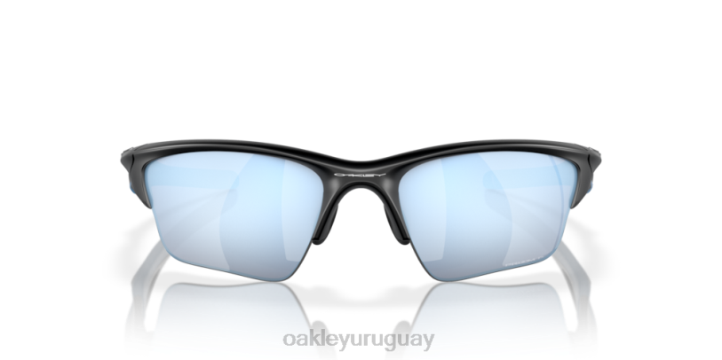 Oakley media chaqueta 2.0 xl XT4H418 gafas Lentes prizm polarizadas deep water, montura negra mate