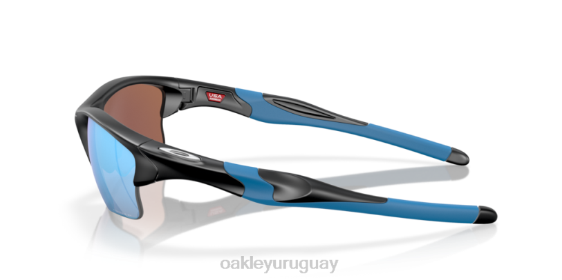 Oakley media chaqueta 2.0 xl XT4H418 gafas Lentes prizm polarizadas deep water, montura negra mate