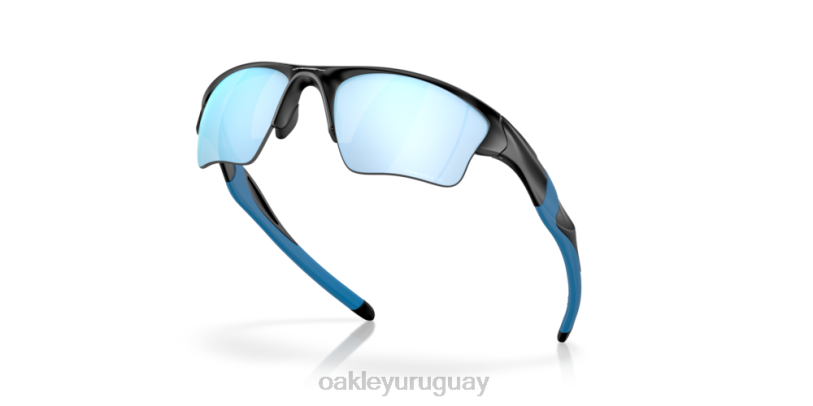 Oakley media chaqueta 2.0 xl XT4H418 gafas Lentes prizm polarizadas deep water, montura negra mate