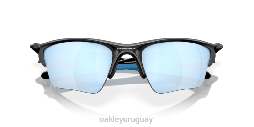 Oakley media chaqueta 2.0 xl XT4H418 gafas Lentes prizm polarizadas deep water, montura negra mate