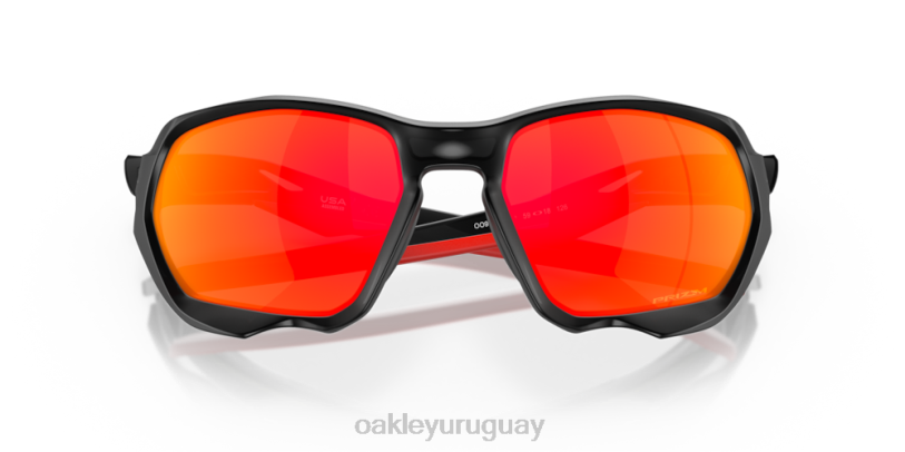 Oakley plasma XT4H266 gafas Lentes Prizm Ruby, montura tinta negra mate.