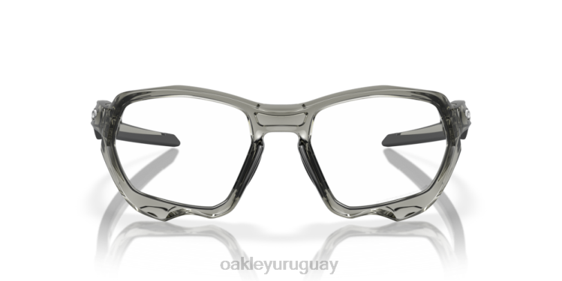 Oakley plazma (ajuste de puente bajo) XT4H585 gafas Lentes fotocromáticas de iridio de transparente a negro, montura de tinta gris