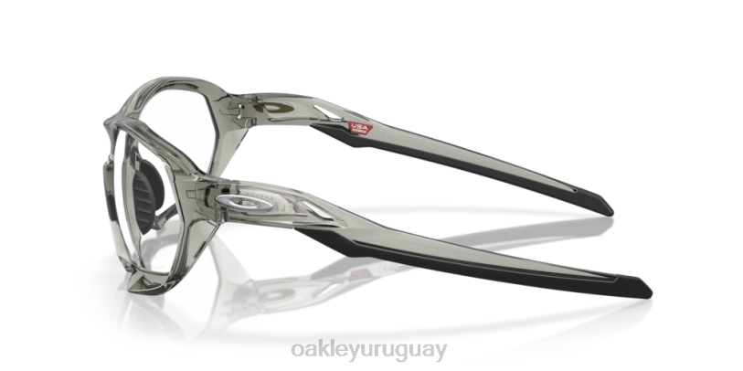 Oakley plazma (ajuste de puente bajo) XT4H585 gafas Lentes fotocromáticas de iridio de transparente a negro, montura de tinta gris