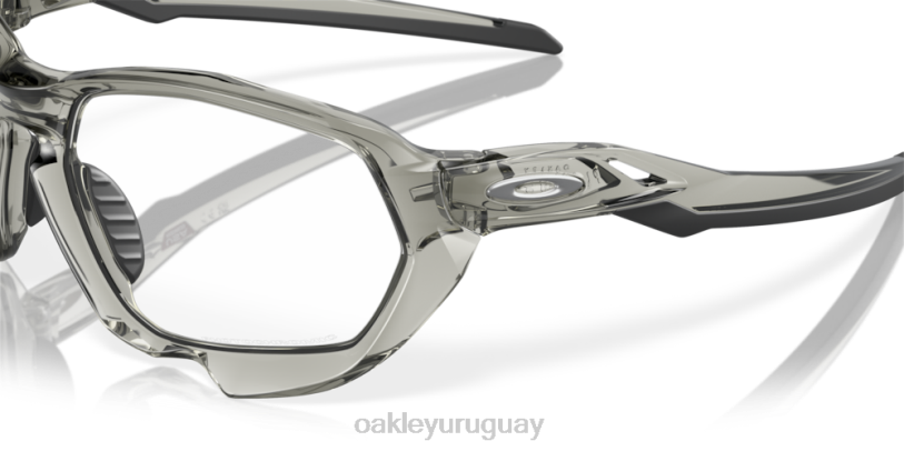 Oakley plazma (ajuste de puente bajo) XT4H585 gafas Lentes fotocromáticas de iridio de transparente a negro, montura de tinta gris
