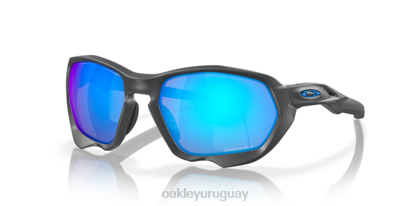 Oakley plazma (ajuste de puente bajo) XT4H587 gafas lentes prizm de zafiro, marco de carbono mate