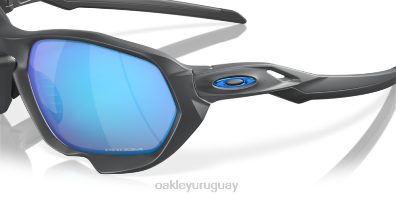 Oakley plazma (ajuste de puente bajo) XT4H587 gafas lentes prizm de zafiro, marco de carbono mate