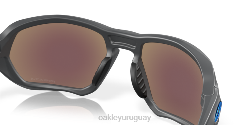 Oakley plazma (ajuste de puente bajo) XT4H587 gafas lentes prizm de zafiro, marco de carbono mate
