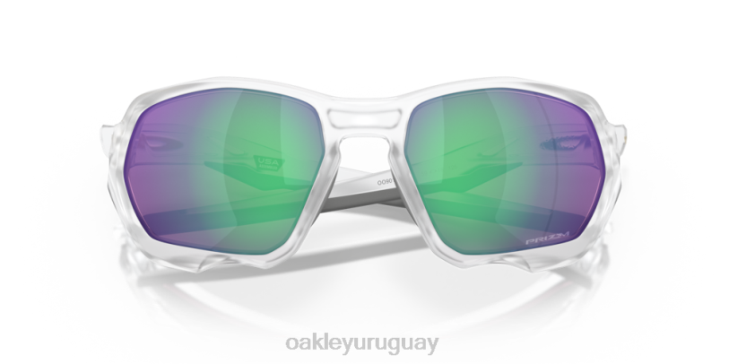 Oakley plazma (ajuste de puente bajo) XT4H591 gafas Lentes prizm road jade, montura transparente mate