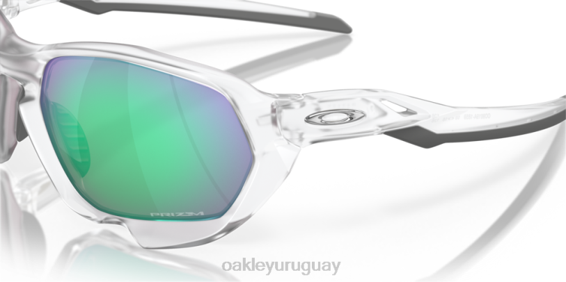 Oakley plazma (ajuste de puente bajo) XT4H591 gafas Lentes prizm road jade, montura transparente mate