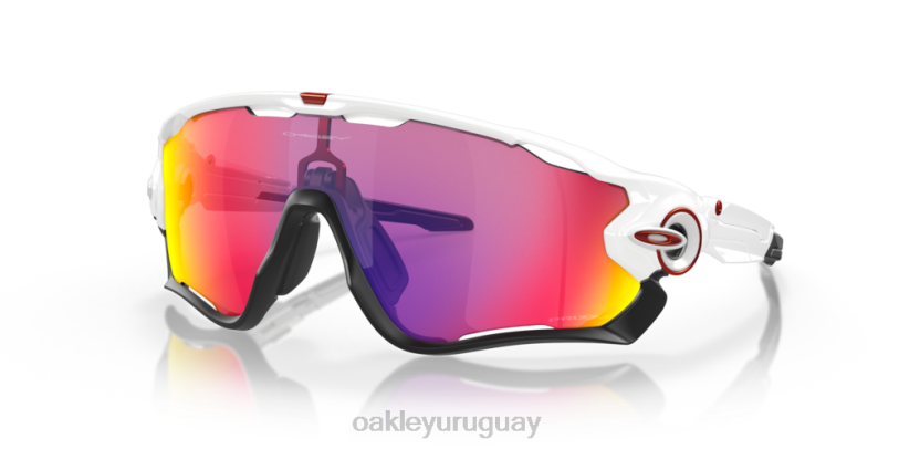 Oakley quebrador de fauces XT4H399 gafas Lentes Prizm Road, montura blanca pulida.