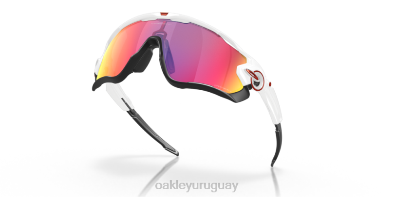 Oakley quebrador de fauces XT4H399 gafas Lentes Prizm Road, montura blanca pulida.