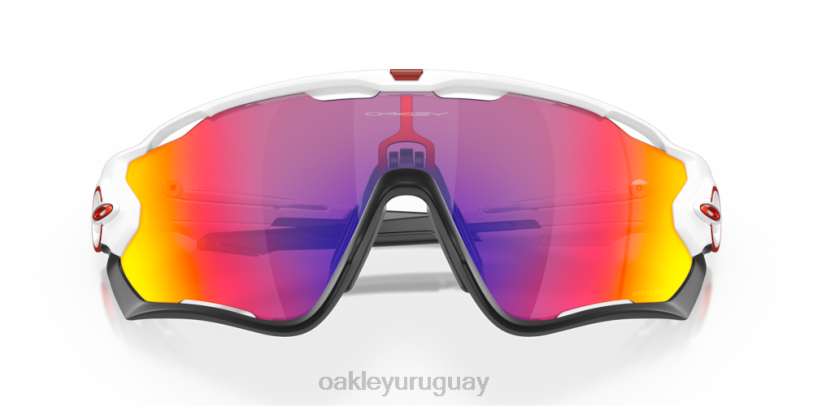 Oakley quebrador de fauces XT4H399 gafas Lentes Prizm Road, montura blanca pulida.
