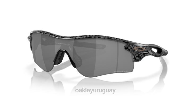 Oakley ruta de bloqueo de radar (ajuste de puente bajo) XT4H708 gafas lentes prizm negras, montura de fibra de carbono