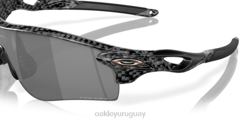 Oakley ruta de bloqueo de radar (ajuste de puente bajo) XT4H708 gafas lentes prizm negras, montura de fibra de carbono