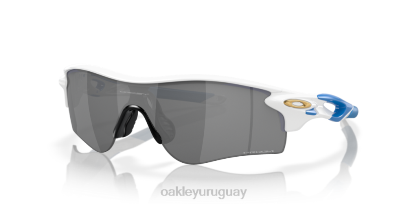Oakley ruta de bloqueo de radar (ajuste de puente bajo) XT4H709 gafas lentes prizm negras, montura blanca pulida