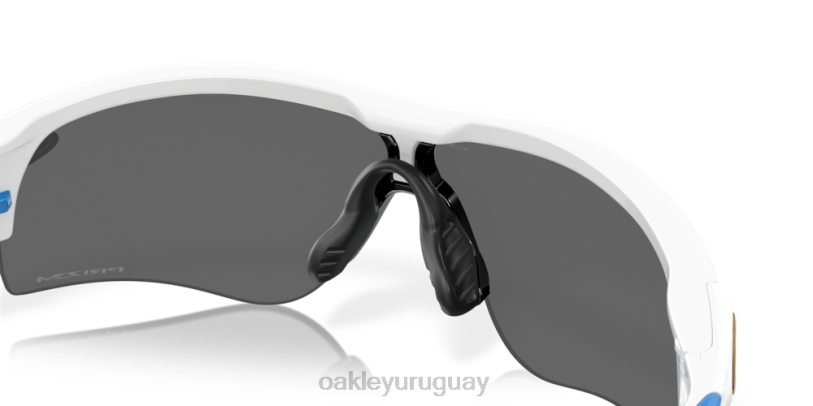 Oakley ruta de bloqueo de radar (ajuste de puente bajo) XT4H709 gafas lentes prizm negras, montura blanca pulida