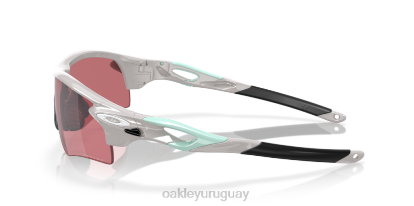 Oakley ruta de bloqueo de radar (ajuste de puente bajo) XT4H710 gafas Lentes Prizm Dark Golf, montura gris frío.