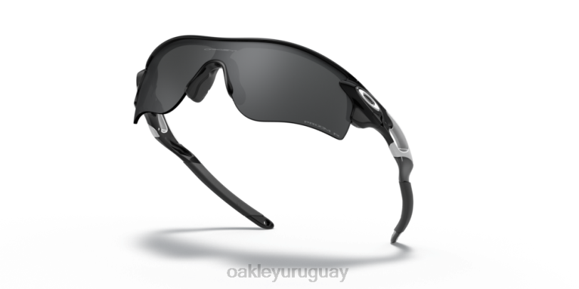Oakley ruta de bloqueo de radar (ajuste de puente bajo) XT4H712 gafas lentes prizm polarizadas negras, montura negra pulida