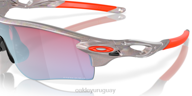 Oakley ruta de bloqueo de radar de colección de unidad (ajuste de puente bajo) XT4H721 gafas lentes prizm snow zafiro, montura polvo espacial