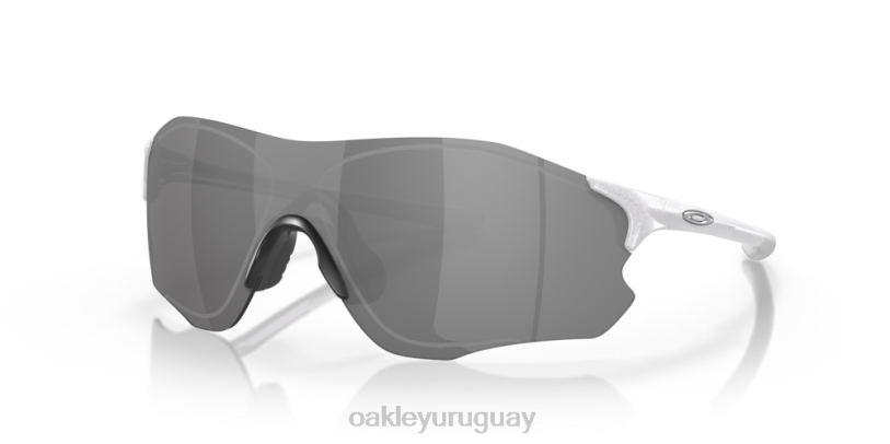 Oakley ruta evzero (ajuste de puente bajo) XT4H886 gafas lentes pizarra iridio, montura blanco perla