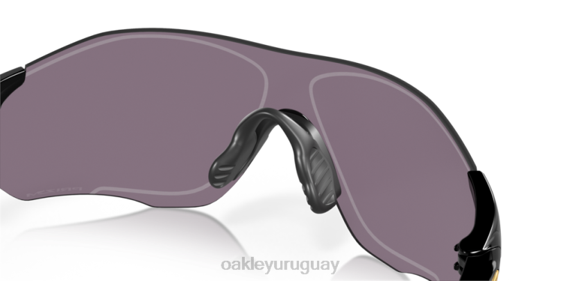 Oakley ruta evzero (ajuste de puente bajo) XT4H890 gafas lentes gris prizm, montura negra pulida
