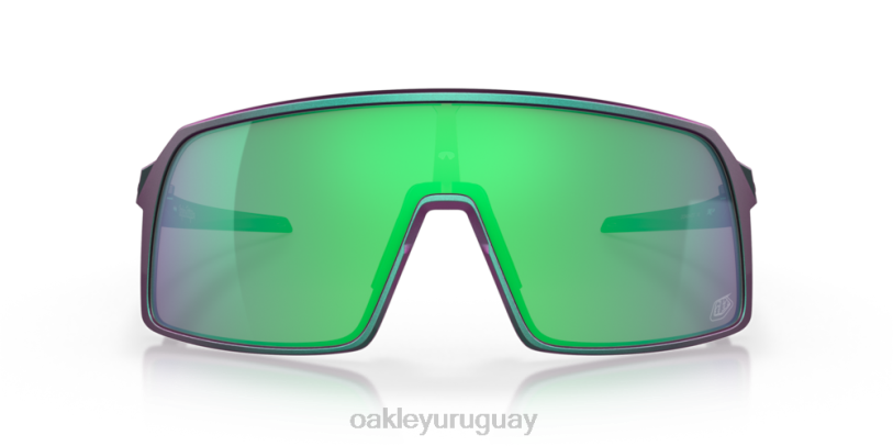 Oakley serie de diseños sutro troy lee XT4H928 gafas lentes prizm jade, diseños de troy lee marco de cambio verde púrpura mate