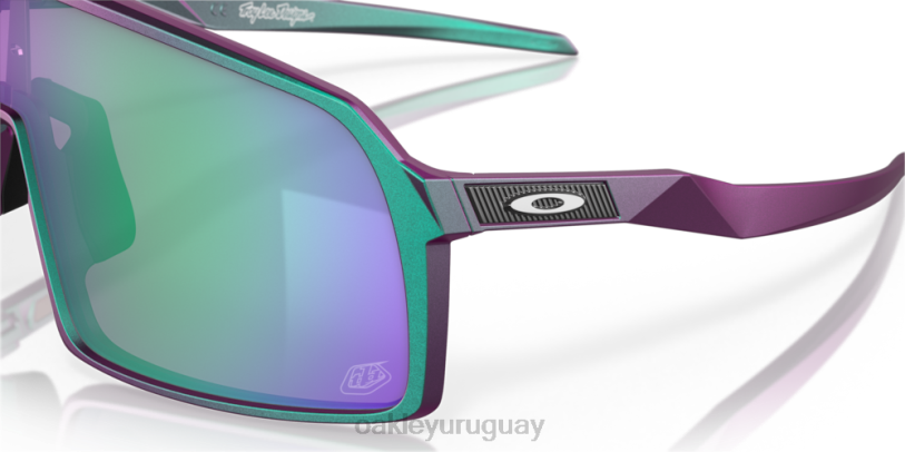Oakley serie de diseños sutro troy lee XT4H928 gafas lentes prizm jade, diseños de troy lee marco de cambio verde púrpura mate