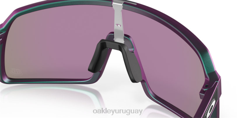 Oakley serie de diseños sutro troy lee XT4H928 gafas lentes prizm jade, diseños de troy lee marco de cambio verde púrpura mate