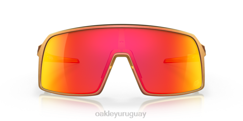 Oakley serie de diseños sutro troy lee XT4H929 gafas lentes prizm ruby, diseños de troy lee montura de cambio en oro rojo