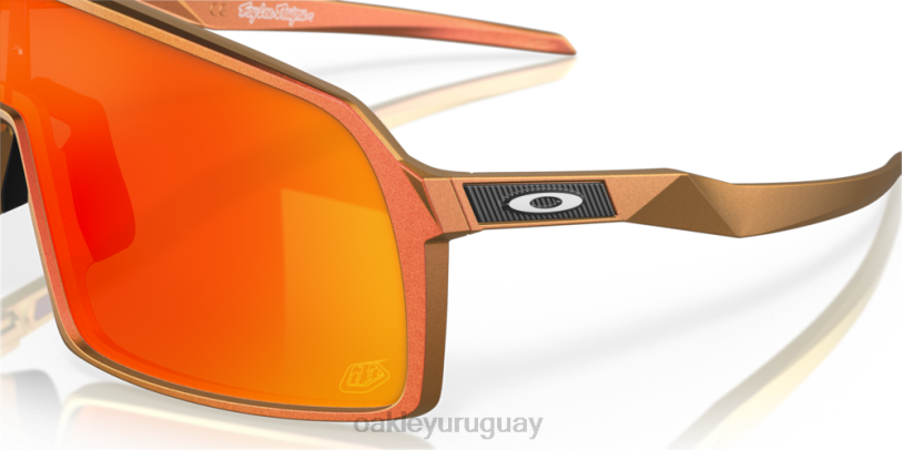 Oakley serie de diseños sutro troy lee XT4H929 gafas lentes prizm ruby, diseños de troy lee montura de cambio en oro rojo