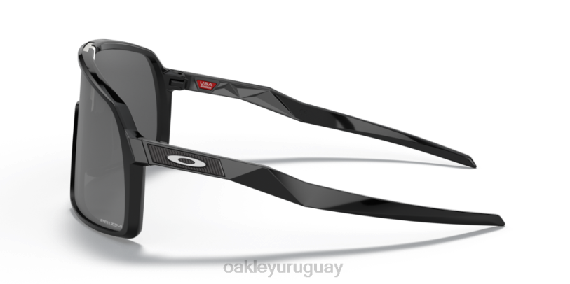 Oakley sutro (ajuste de puente bajo) XT4H466 gafas lentes prizm negras, montura negra pulida